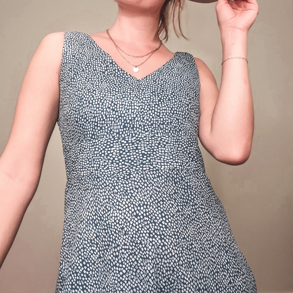 Blue Vintage Ann Taylor Sundress Size 6